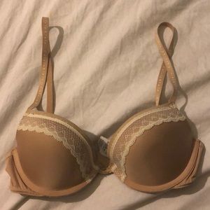 Beige Calvin Klein bra